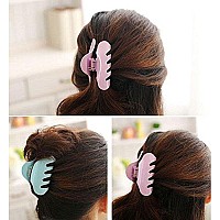 Liasun 33 Jelly Color Hair Claw Clipacrylic Strong Holding Power Hair Clips Hairgrip For Women And Girls Hair Barrettes For M