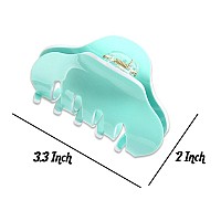 Liasun 33 Jelly Color Hair Claw Clipacrylic Strong Holding Power Hair Clips Hairgrip For Women And Girls Hair Barrettes For M