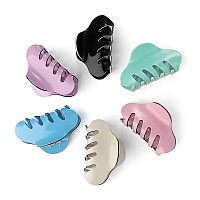 Liasun 33 Jelly Color Hair Claw Clipacrylic Strong Holding Power Hair Clips Hairgrip For Women And Girls Hair Barrettes For M