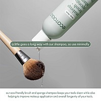 EcoTools Makeup Brush and Sponge Shampoo, Removes Makeup, Dirt, & Impurities From Makeup Brushes & Makeup Blending Sponges, Fragrance-Free, Vegan, & Cruelty-Free, 6 fl.oz./ 177 ml, 2 Count