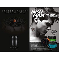 nishman Hair Styling Series (S2 Tarantula Spider Wax, 150ml)