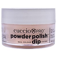 Cuccio Pro Powder Polish Dip - Flattering Peach, 0.5 oz