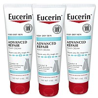 Eucerin Intensive Repair Light Feel Foot Creme 3 Ounce Pack Of 3