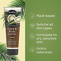 Shikai Coconut Hand Body Lotion 8Oz Pack Of 2 Daily Moisturizing Skincare For Dry And Cracked Hands With Aloe Vera Vi