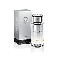 Mercedes-Benz - Silver - Fragrance For Men - Irresistible Natural Spray - Aromatic, Earthy, Musky - Notes Of Spicy Pepper And grassy Vetiver - Woody Aromatic Fragrance - Eau De Toilette - 4 Ounce