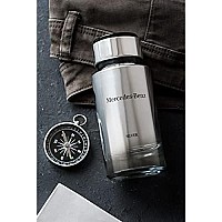 Mercedes-Benz - Silver - Fragrance For Men - Irresistible Natural Spray - Aromatic, Earthy, Musky - Notes Of Spicy Pepper And grassy Vetiver - Woody Aromatic Fragrance - Eau De Toilette - 4 Ounce