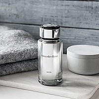 Mercedes-Benz - Silver - Fragrance For Men - Irresistible Natural Spray - Aromatic, Earthy, Musky - Notes Of Spicy Pepper And grassy Vetiver - Woody Aromatic Fragrance - Eau De Toilette - 4 Ounce