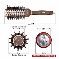 Fixbody Round Brush For Blow Out Hair Brush With Boar Bristles Nano Ionic Thermal Ceramic Round Brush For Blow Drying Roller