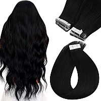 Ve Sunny Tape On Black Hair Extensions Human Hair Invisible Tape In Natural Hair Extensions Black Real Human Hair Tape In Extens