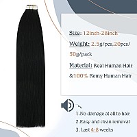 Ve Sunny Tape On Black Hair Extensions Human Hair Invisible Tape In Natural Hair Extensions Black Real Human Hair Tape In Extens