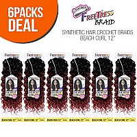 Multi Pack Deals Freetress Synthetic Hair Crochet Braids Beach Curl 12 6Pack 27