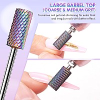 Makartt Nail Drill Bits 7Pcs Tungsten Carbide Diamond Ceramic Nail Drill Bit Set For Acrylic Nails 332 Drill Bits For Nail Dri