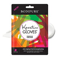 Bodipure Premium Hand Mask Keratin Gloves Moisturizing Gloves For Dry Hands Nailstrengthening Cuticle Softening Spa Exp