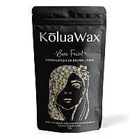 Koluawax Hard Wax Beads For Hair Removal Coarse Hair Formula Face Brazilian Underarms Back Chest Bikini Waxing Coconut