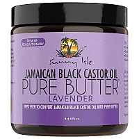 Sunny Isle Lavender Jamaican Black Castor Oil Pure Butter 4Oz Stimulates Hair Growth Effective Moisturizer Hair Skin All