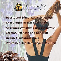 Sunny Isle Lavender Jamaican Black Castor Oil Pure Butter 4Oz Stimulates Hair Growth Effective Moisturizer Hair Skin All