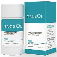 MAGSOL Aluminum Free Deodorant for Women and Men - Natural Deodorant with 4 Total Ingredients, No Baking Soda (Jasmine)