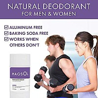 MAgSOL Aluminum Free Deodorant for Women and Men - Natural Deodorant with 4 Total Ingredients, No Baking Soda (Lavender)