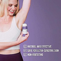 MAgSOL Aluminum Free Deodorant for Women and Men - Natural Deodorant with 4 Total Ingredients, No Baking Soda (Lavender)