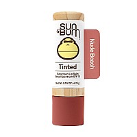 Sun Bum Tinted Lip Balm Nude Beach Spf 15 Uva Uvb Broad Spectrum Protection Sensitive Skin Safe Hypoallergenic Parabe