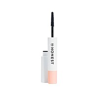 Honest Beauty 2-in-1 Extreme Length clean Mascara + Lash Primer Lengthening + Volumizing EWg Verified, Vegan + cruelty Free Black, 27 fl oz