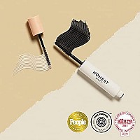 Honest Beauty 2-in-1 Extreme Length clean Mascara + Lash Primer Lengthening + Volumizing EWg Verified, Vegan + cruelty Free Black, 27 fl oz