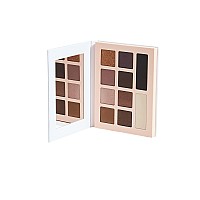 Honest Beauty Talc-Free Eyeshadow Palette with 10 Pigment-Rich Shades Mattes, Shimmers, Satins Dermatologist Tested + cruelty Free 067 oz