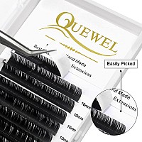 Quewel Eyelash Extension Supplies 020 C Curl 10Mm Classic Individual Lash Extensionsoptinal 003005007010015020 Cd