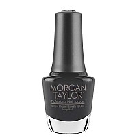 Morgan Taylor Nail Lacquer Fashion Week Chic Gray Nail Polish Finger Nail Polish Long Lasting Nail Polish Gray Nail Lacquer