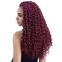 Beach Curl 18 6 Pack 4 Medium Brown Freetress Synthetic Crochet Braid