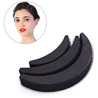 Volume Hair Base, 3PCS Women DIY Bump Styling Clip Stick Bun Maker Insert Tool