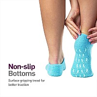 Natracure Moisturizing Gel Booties And Gloves Set For Dry Skin Dry Hands Feet Cracked Heels Cuticles Rough Skin Dead Sk