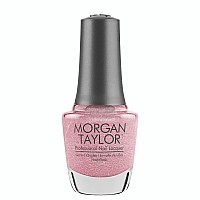 Morgan Taylor Nail Lacquer June Bride Pink Sparkle Nail Polish Finger Nail Polish Long Lasting Nail Polish Sparkly Pink Nai