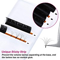 Easy Fan Lashes Fadlash Volume Eyelash Extensions 005 007Mm Self Fanning 2D10D Rapid Blooming C D Dd Curl Volume Lash Extensi