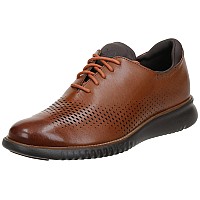 cole Haan Mens 2Zerogrand Laser Wingtip Oxford, British tanJava, 15 Wide