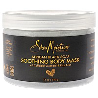 SheaMoisture African Black Soap Body Mask, 12 Oz, Cranberry