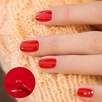 Manucurist Green Nail Polish Poppy Red Natural Classic Nail Polish 9Free Vegan And Plantbased Nail Polish 77 Manicure