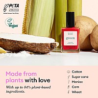 Manucurist Green Nail Polish Poppy Red Natural Classic Nail Polish 9Free Vegan And Plantbased Nail Polish 77 Manicure