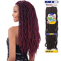 Multi Pack Deals Freetress Synthetic Hair Crochet Braids 2X Bo Loc 18 6Pack 1