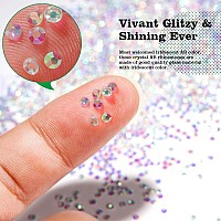 Nail Rhinestones 5000Pcs Ultra Mini 24Mm Glass Tiny Pixie Crystal Iridescent Ab Shine Diamonds For Diy Crafts Nail Art