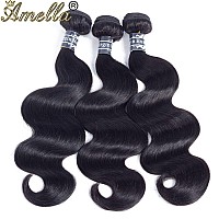 Amella Hair 10A Brazilian Body Wave Frontal18 20 221613X4 Frontal 3 Bundles With Frontal Ear To Ear Lace Frontal Closure