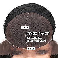 Joedir 24 Straight Yaki Free Part 13X4 Lace Frontal Wigs With Baby Hair Hight Temperature Synthetic Human Hair Feeling Wigs For