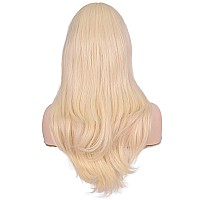 Morvally 23 Inches Long Curly Wig Big Wave Heat Resistant Synthetic Hair With Bangs For Cosplay Costume Halloween Party 613 Li