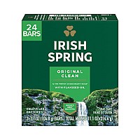 Irish Spring Bar Soap For Men Original Clean Smell Fresh And Clean For 12 Hours Men Soap Bars For Washing Hands And Body Mil