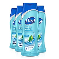 Dial Softening Body Wash, Spring Water, 21 fl oz (Pack of 4)