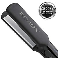 Revlon Smooth And Straight Ceramic Flat Iron | Fast Results, Smooth Styles (2 In)