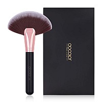 Docolor Fan Brush Finishing Powder Brush Multiuse Brush For Face And Body Professional Highlighting Blush Powder Bronzer Cheekb