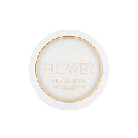 Flower Beauty Miracle Matte Finishing Powder - Smoothing & Ultrafine Silky Formula Makeup Finishing Powder, Flatters all Skin Tones with Matte Finish, Includes Mirror & Sponge (Universal)