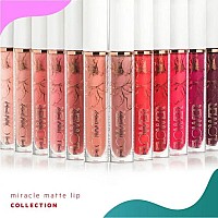 Flower Beauty Miracle Matte Liquid Lip Color - Vividly Bold & Creaseless Matte Liquid Lipstick, Comfortable All Day High Impact Makeup Color (Bare Honey)