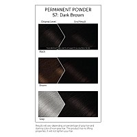 #57 Dark Brown Bigen Permanent Powder - 3 Pack